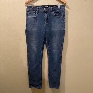 Men’s 34x32 RSQ Blue Slim Straight Skinny Jeans